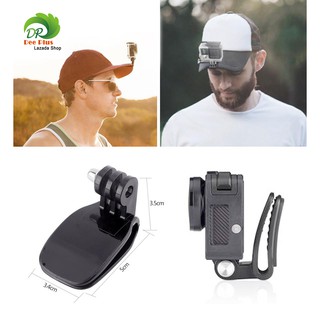 ภาพหน้าปกสินค้ากล้องเพื่อการกีฬา GoPro อุปกรณ์เสริม Travel Mini หมวกเข็มขัด Quick Clip Clamp สำหรับ GoPro SJCAM YI Sports camera ที่เกี่ยวข้อง