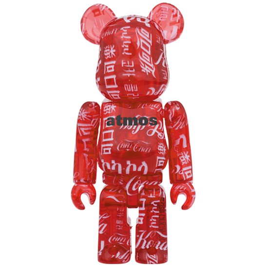 ATMOS BE@RBRICK CLEAR MEDICOM ベアブリック 100% COCA-COLA コカコーラ & 400% クリアー TOY メディコムトイ×アトモス ATMOS BE@RBRICK CLEAR MEDICOM ベアブリック 100% COCA-COLA コカコーラ & 400% クリアー TOY メディコムトイ×アトモス