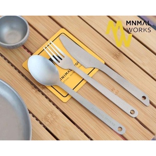 Minimal Works – Titanium Cutlery Set