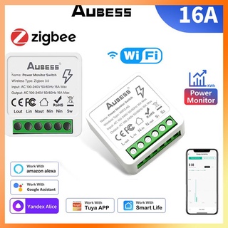 [Felice] Tuya Smart Switch Breaker 16a Zigbee 3.0พร้อมการตรวจสอบพลังงาน Alexa Google Yandex Alice Smart Life
