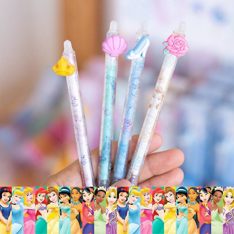 ปากกา-ปากกาลบได้-frozen-โฟรเซ่น-princess-เจ้าหญิง-4ด้าม4-ลาย-หมึกสีน้ำเงิน-0-5-มม-มาพร้อมกล่อง-erasable-pen-1แพ็ค