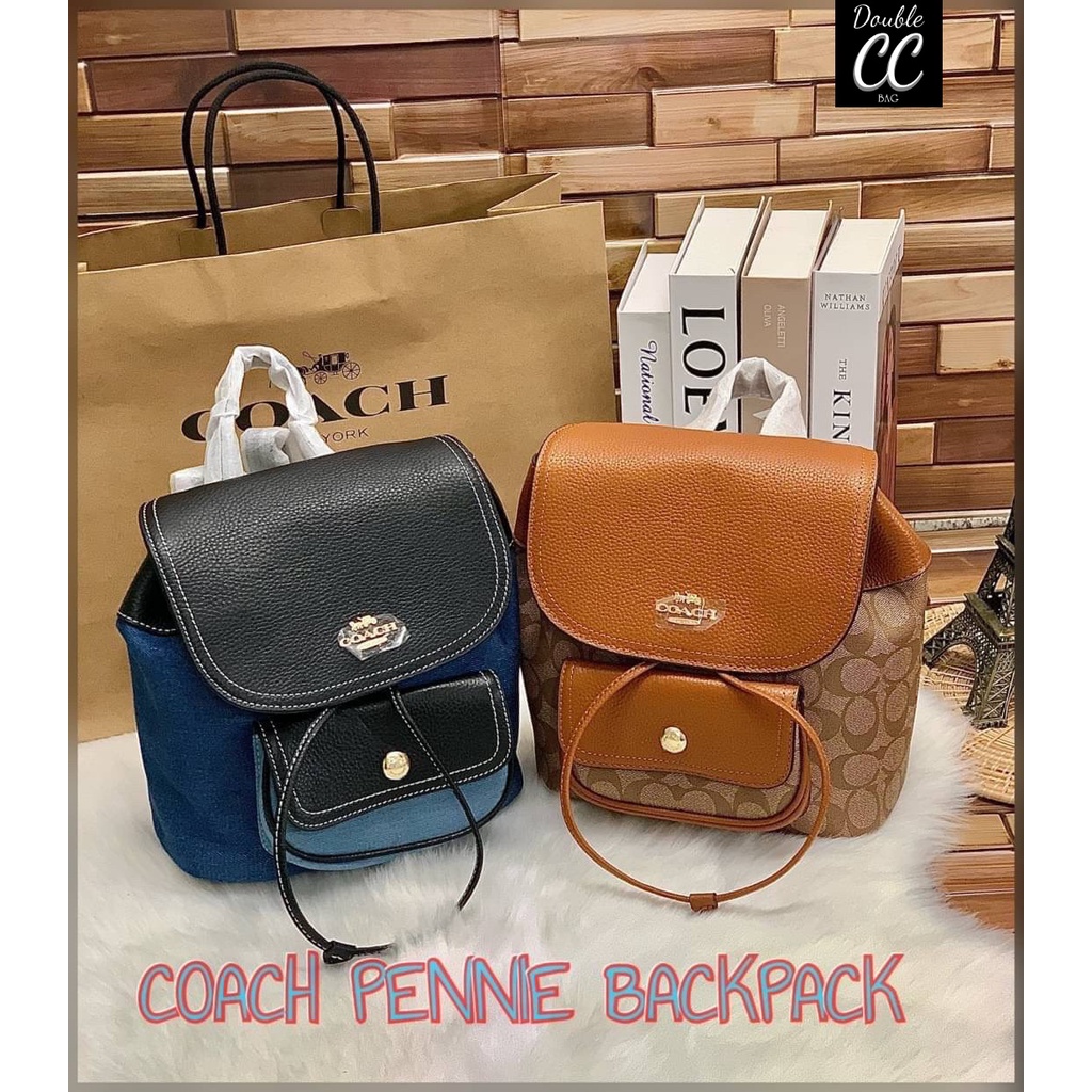 แท้-factory-co-ach-pennie-backpack-22-in-signature