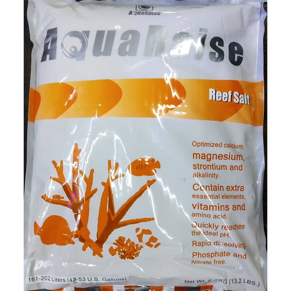 เกลือตู้ปลาอควอเรซ-aquaraise-สูตร-enhanced-formula-สูตรใหม่-ถุงสีส้ม-ขนาด6-0kg-ชนิด-1-ลัง-3-ถุง-ขายราคาส่งยกลัง