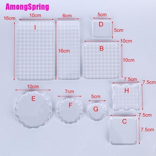 ( Amongspring ) แสตมป์อะคริลิคใส สําหรับสมุดภาพ Diy