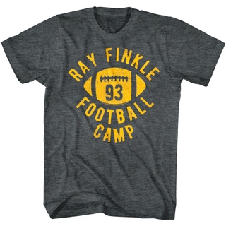 เสื้อยืดสีขาวAce Ventura Ray Finkle Football Camp 1993 เสื้อยืดลําลอง แขนสั้น พิมพ์ลายลูกไม้ สําหรับผู้ชายS-4XL