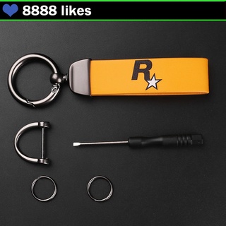 ภาพหน้าปกสินค้าพวงกุญแจหนัง สีเหลือง 5 ชิ้น สําหรับแฟนเกมแข่งรถ GTA ที่เกี่ยวข้อง