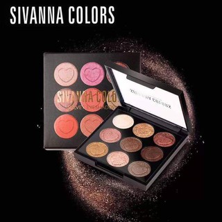 ภาพหน้าปกสินค้าSivanna Colors Velvet Eyeshadow HF4002 ซีเวนน่า คัลเลอร์ส เวลเวท อายแชโดว์ Exp.04.2023 ที่เกี่ยวข้อง