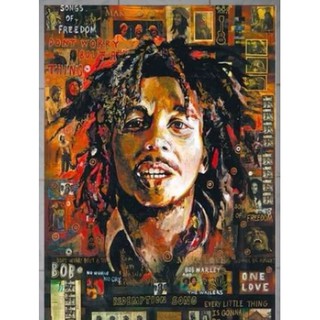 โปสเตอร์ Bob Marley บ็อบ มาร์เลย์ เร็กเก สกา จาเมกา รูป ภาพ ติดผนัง สวยๆ poster 34.5 x 23.5 นิ้ว (88 x 60 ซม.โดยประมาณ)