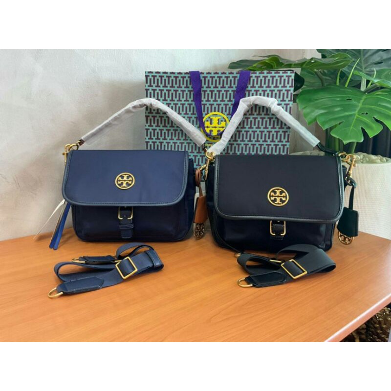 กระเป๋า TORY BURCH WOMEN’S PIPER NYLON CROSSBODY BAG Shopee Thailand