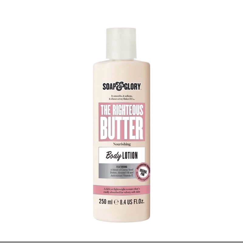 soap-amp-glory-โซพ-แอนด์-กลอรี่-เดอะ-ไรท์เทียส-บัทเทอร์-บอดี้-โลชั่น-50มล-250มล-500มล-แพคเกจใหม่แล้วน่า