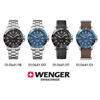 นาฬิกา  Wenger  Seaforce ของแท้ รับประกันศูนย์ 3 ปี 12/24HR 01.0641.118,  01.0641.120, 01.0641.117, 01.0641.121