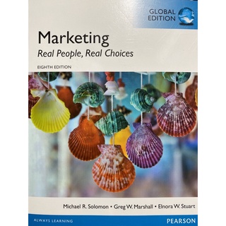 9781292097756 MARKETING: REAL PEOPLE, REAL CHOICES (GLOBAL EDITION) *