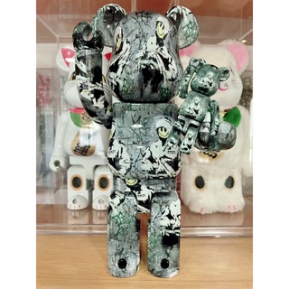 (ของแท้) Be@rbrick 100% &amp; 400% Riot Cop Brandalism Banksy  (Bearbrick)