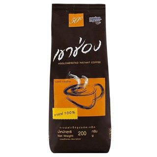 Khao Chong Instant Coffee 100 percent, bag type 200 grams