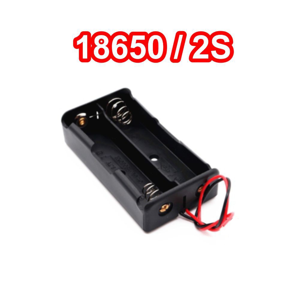 ภาพสินค้ารางถ่าน 18650 รังถ่าน รางแบตเตอรี่ รางแบตลิเทียม Case Li-ion Battery Holder Storage จากร้าน fastfoot69 บน Shopee ภาพที่ 2