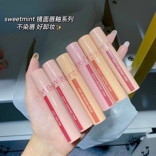 ภาพขนาดย่อของภาพหน้าปกสินค้าสินค้าพร้อมส่ง Sweetmint ลิปกลอส เนื้อฉ่ำ ไม่เหนียวเหนอะหนะ สีสุดคิ้วท์ จากร้าน chanunya.rf บน Shopee