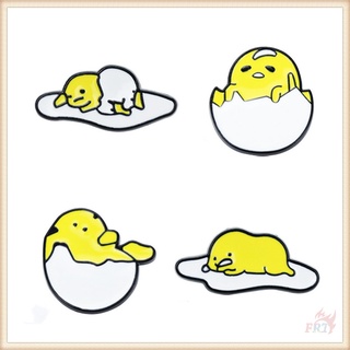 ★ Gudetama - เข็มกลัด ลายการ์ตูน ★ 1 ชิ้น ขี้เกียจ ไข่ขี้เกียจ Doodle เคลือบ Pins กระเป๋าเป้สะพายหลัง กระดุม เข็มกลัด