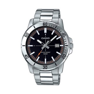ภาพหน้าปกสินค้าCasio Standard นาฬิกาข้อมือผู้ชาย สายสแตนเลส รุ่น MTP-VD01D,MTP-VD01D-1E2,MTP-VD01D-1E2VUDF - สีเงิน ที่เกี่ยวข้อง