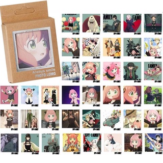 โปสการ์ดอวยพรวันเกิด ลายตัวอักษร SPYxFAMILY Loid Forger Anya Forger Yor Forger Lomo ขนาดเล็ก ของขวัญวันเกิดคริสต์มาส 40 ชิ้น ต่อแพ็ค