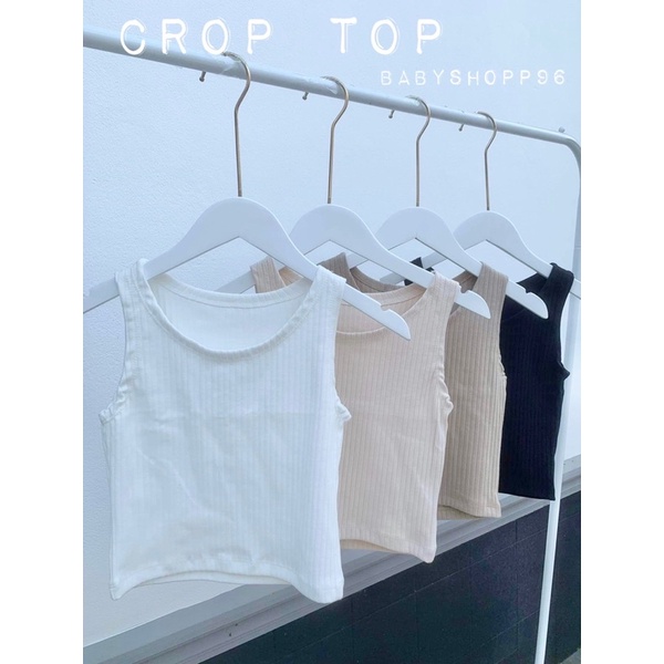 เสื้อกล้าม-crop-top-ผ้าร่อง-ที่กำลังมาแรงที่สุดในตอนนี้-สีน้อนเป็นสีพาสเทลน่ารักมากๆค่ะ-เป็นเสื้อฟรีไซส์อกได้ถึง-40