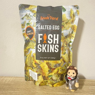 Snak Yard Salted Egg Fish Skins หนังปลาแซลมอนทอดกรอบรสไข่เข็ม