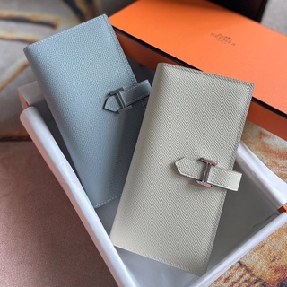 กระเป๋าตังแบรนด์เนมสีใหม่ เขาเพิ่มจะBEARN LONG WALLET IN EPSOM LEATHER  ใช้ได้ทั้งผู้หญิง ผู้ชาย