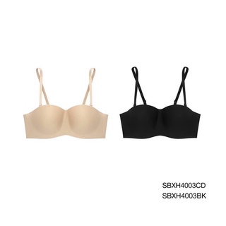 Sabina เสื้อชั้นในรหัส SBXH4003 Body Bra (เกาะอก) (มีโครง) รุ่น Soft Doomm