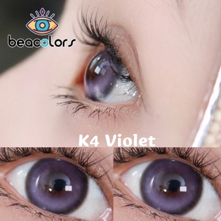 Uyaai คอนแทคเลนส์ สีม่วง K4 2 ชิ้น