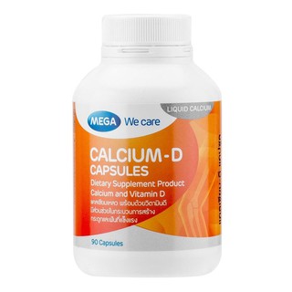 Mega We Care Calcium-D 90แคปซูล