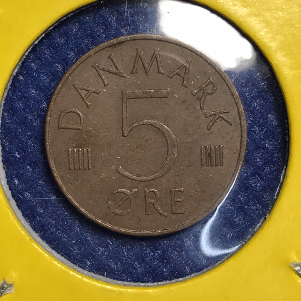 เหรียญเก่า-13557-1977-เดนมาร์ก-5-ore-เหรียญต่างประเทศ-เหรียญหายาก-เหรียญสะสม