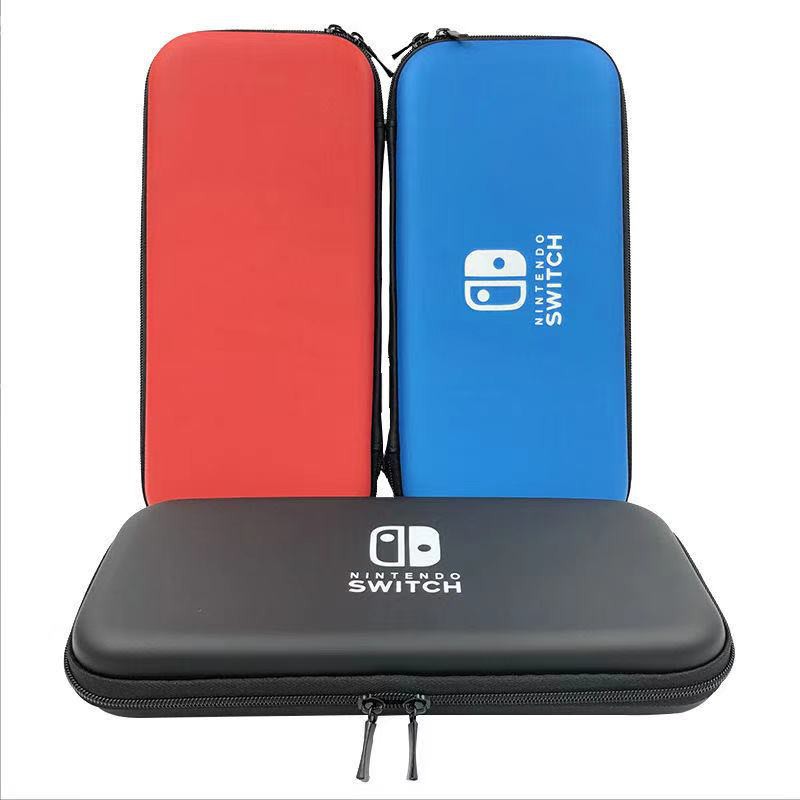 คสกระเป๋าเกมnintendoswitch-carrying-case-logoขาว-black-red-blue