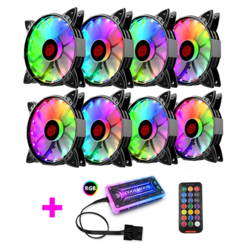 ชุดพัดลม ระบายความร้อน เคส RGB Symphony x8+ปรับไฟ สินค้าใหม่ ราคาสุด ...