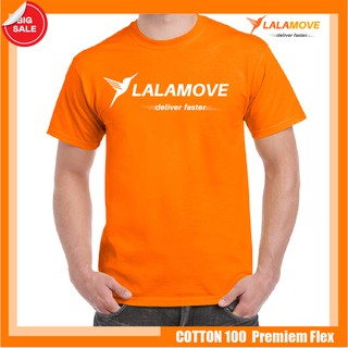 เสื้อยืด Lalamove คอกลม แขนสั้น เนื้อผ้าคอตตอน100