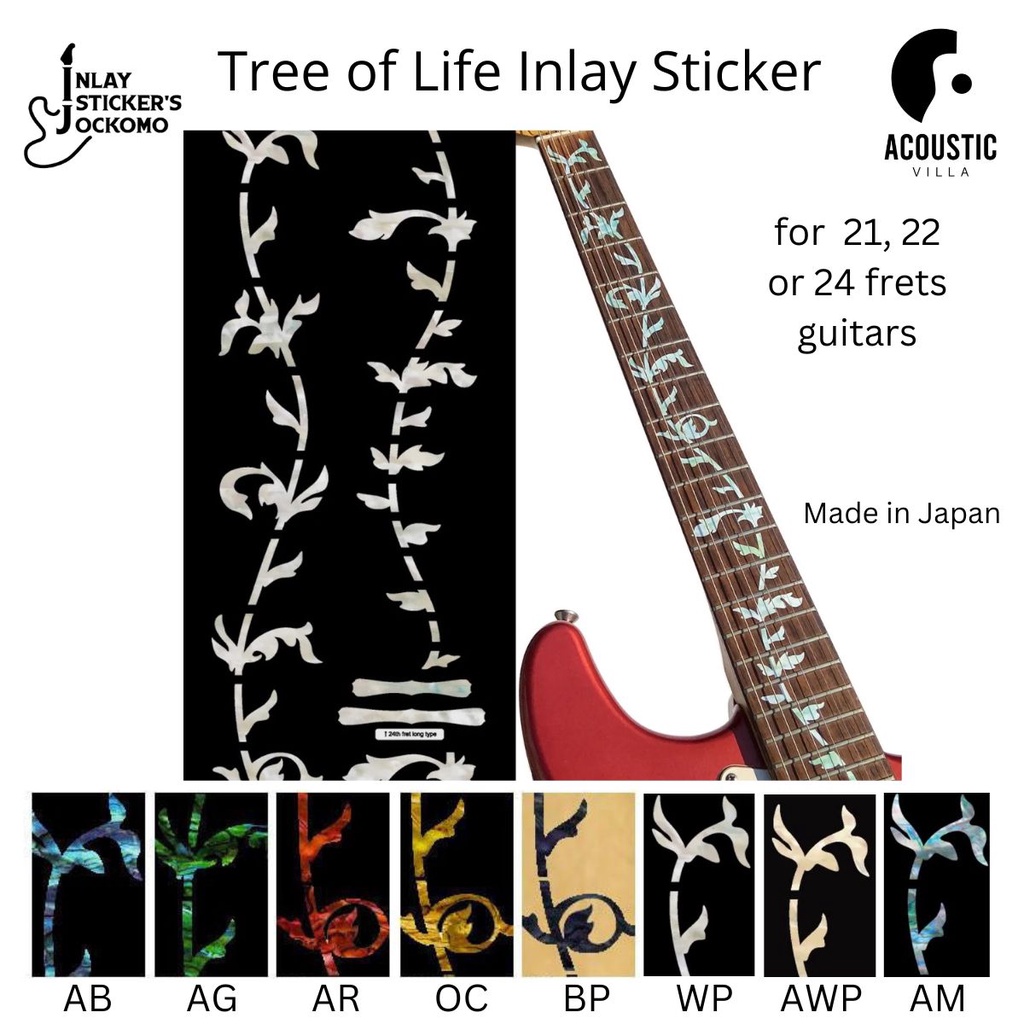 TREE OF LIFE Inlay Sticker for Guitar Shopee Thailand