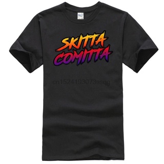 เสื้อยืดผ้าฝ้ายพิมพ์ลายขายดี เสื้อยืด ผ้าฝ้าย พิมพ์ลาย Skitta Comitta Merch แฟชั่นยอดนิยม สําหรับผู้ชาย