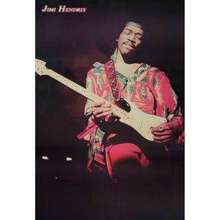 โปสเตอร์ รูปถ่าย นัก ดนตรี ร็อค จิมิ เฮนดริกซ์ JIMI HENDRIX (1963-70) POSTER 24”x35” Inch American Rock Blues Guitar V5