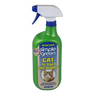 น้ำยาขจัดกลิ่นสัตว์เลี้ยง น้ำยาขจัดกลิ่น และคราบที่เกิดจากแมว SIMPLE GREEN 946 มล. น้ำยาทำความสะอาด ผลิตภัณฑ์และของใช้ภา