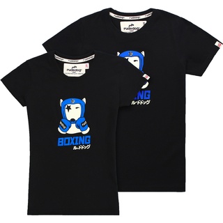 rudedog T-shirt เสื้อยืด รุ่น BOXING (ผุ้ชาย) แฟชั่น คอกลม ลายสกรีน ผ้าฝ้าย cotton ฟอกนุ่ม ไซส์ S M L XL
