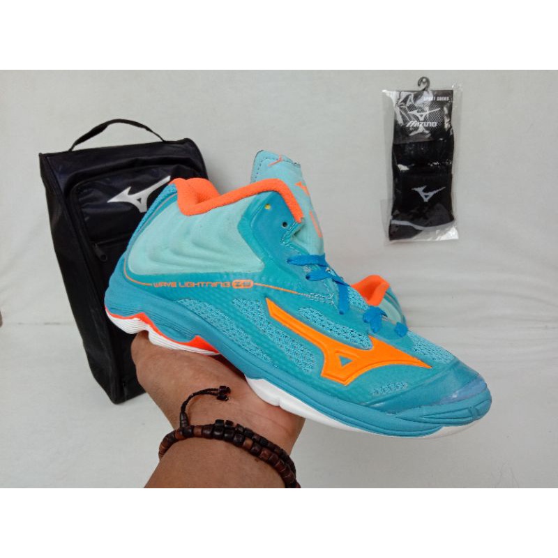 ใหม่ Mizuno wave Lightning Z6 รองเท้าวอลเลย์บอล ข้อกลาง Z6 สําหรับ ...