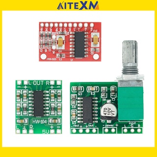 Pam8403 แผงบอร์ดโมดูลขยายเสียงดิจิตอลขนาดมินิ D Power Amplifier Board 2X3 W High 2.5-5V Usb