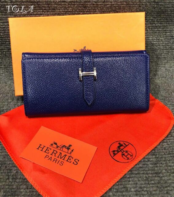 กระเป๋าตังค์แบรนด์เนม-hermes-ปั้มครบ-เกรด-พรีเมี่ยม