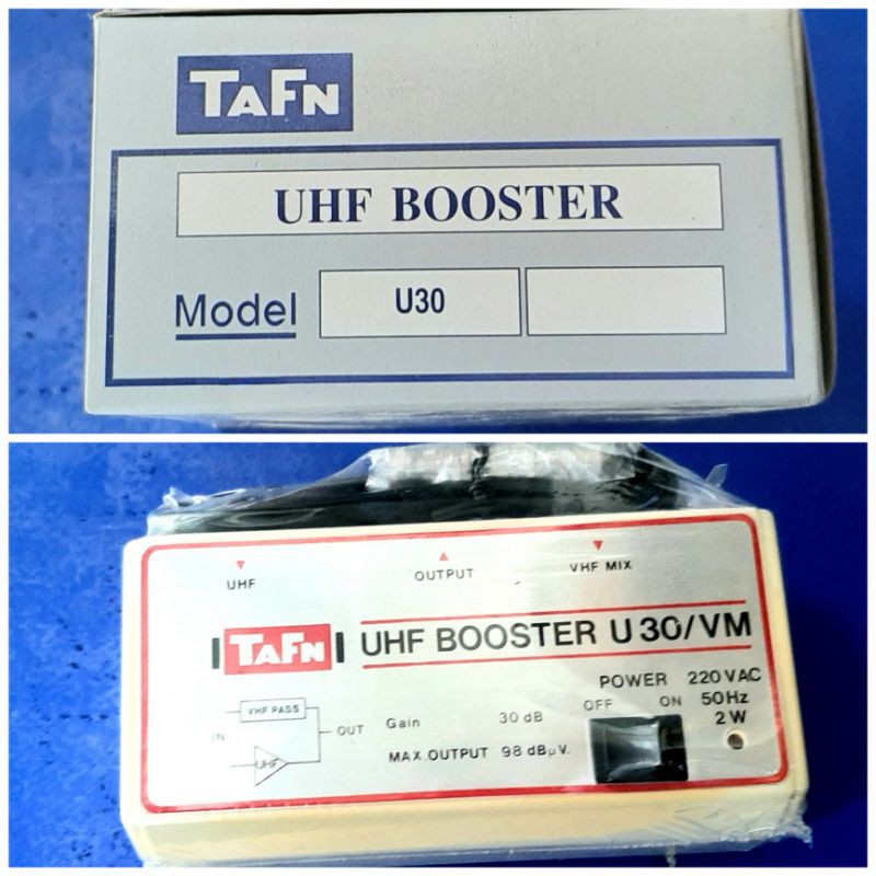 TAFN UHF Booster บูสเตอร์ u30 ( สินค้ามือ 1 เก่าเก็บ) | Shopee Thailand