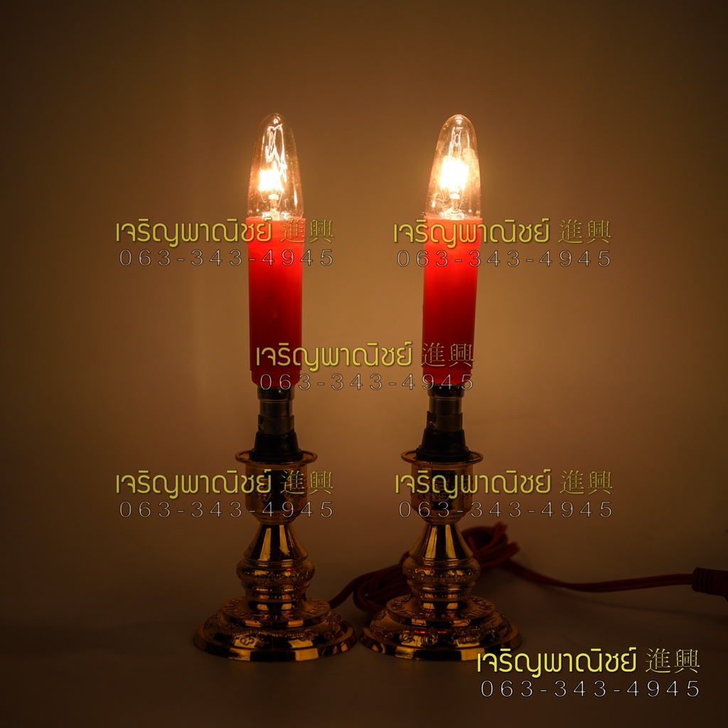 เชิงเทียนไฟฟ้า-หลอดเทียนไฟฟ้า-led