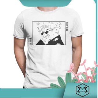 เสื้อยืดแขนสั้น พิมพ์ลายอนิเมะ Jujutsu Kaisen สําหรับผู้ชาย