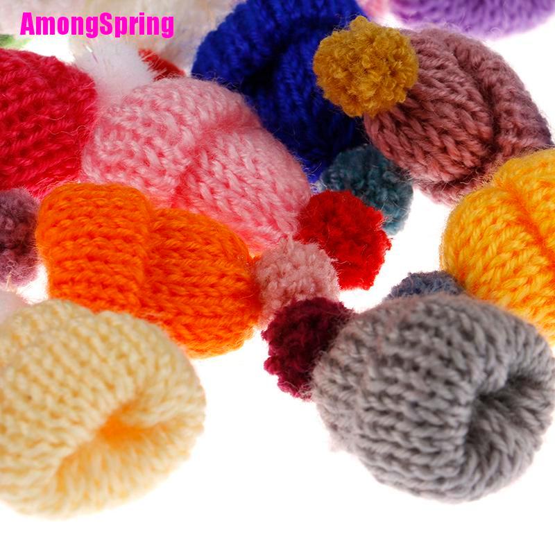 amongspring-หมวกบีนนี่-ขนาดเล็ก-ขนาด-3-5-ซม-สําหรับตกแต่ง-10-ชิ้น