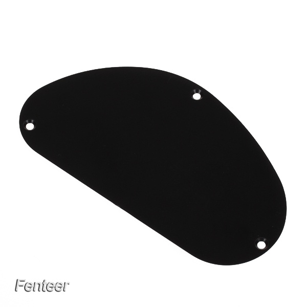 fenteer-black-smooth-duplex-electric-guitar-accessories-durable-cavity-cover-back-plate