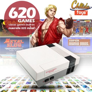 CHLLIDA เกมส์ตลับ เกมต่อกับทีวี famicom เกมยุค90 ประกอบด้วย 620 เกมเครื่องเกม ถูกๆ W0064