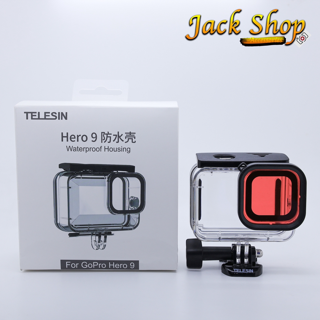 ภาพหน้าปกสินค้า( อยู่ไทยพร้อมส่ง)Telesinเคสกันน้ำ Gopro 11,10,9 Black Housing คุณภาพดีและ Red filter Gopro จากร้าน jackshopacc บน Shopee