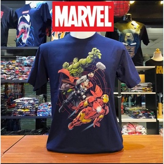 เสื้อยืดMarvel_ลิขสิทธิ์แท้ลายสีกรม(mvx-172)