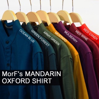 ภาพหน้าปกสินค้าMandarin Long Sleeve เสื้อเชิ้ต Oxford คอจีน แขนยาว ที่เกี่ยวข้อง